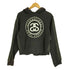 ステューシー Stussy クロップド SSリンク メッシュプルオーバーパーカー 裾ロゴテープ レディース 6