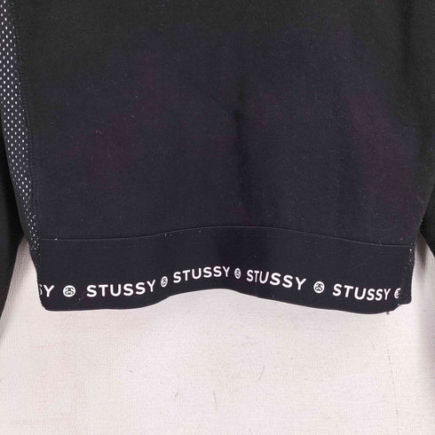 ステューシー Stussy クロップド SSリンク メッシュプルオーバーパーカー 裾ロゴテープ レディース 6