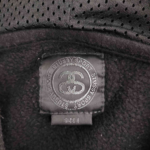 ステューシー Stussy クロップド SSリンク メッシュプルオーバーパーカー 裾ロゴテープ レディース 6
