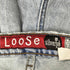リーバイス Levis 90S SILVER TAB LOOSE FIT ジップフライデニムショーツ ボタン裏513刻印 メンズ