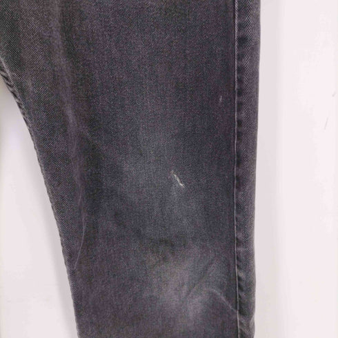リーバイス Levis 90S 505 ジップフライ先染めブラックデニムパンツ ボタン裏411M刻印 メンズ W34 L30