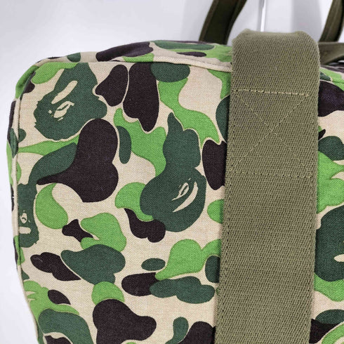 アベイシングエイプ A BATHING APE 初期 ABCカモ ソルジャータグ ボストンバッグ メンズ