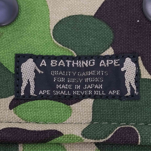 アベイシングエイプ A BATHING APE 初期 ABCカモ ソルジャータグ ボストンバッグ メンズ