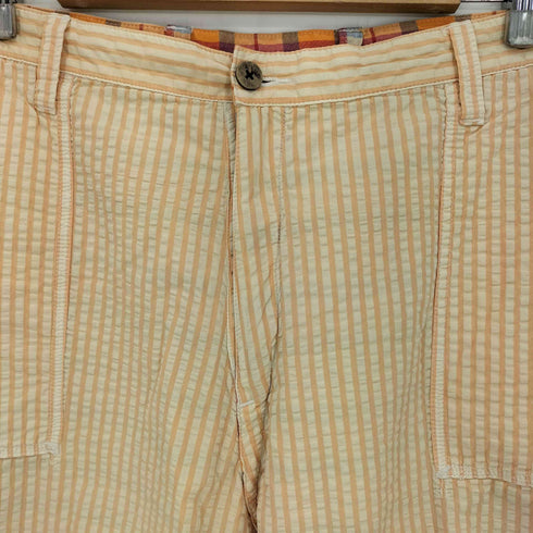 TAILOR VINTAGE 00s 裏地チェック リップルストライプ リバーシブル ショートパンツ ショーツ メンズ 40