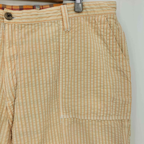 TAILOR VINTAGE 00s 裏地チェック リップルストライプ リバーシブル ショートパンツ ショーツ メンズ 40