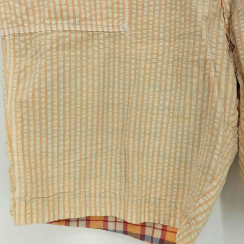 TAILOR VINTAGE 00s 裏地チェック リップルストライプ リバーシブル ショートパンツ ショーツ メンズ 40