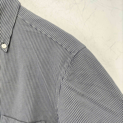 ブラックレーベルクレストブリッジ BLACK LABEL CRESTBRIDGE シアサッカー半袖シャツ メンズ import:S