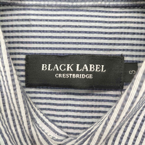 ブラックレーベルクレストブリッジ BLACK LABEL CRESTBRIDGE シアサッカー半袖シャツ メンズ import:S