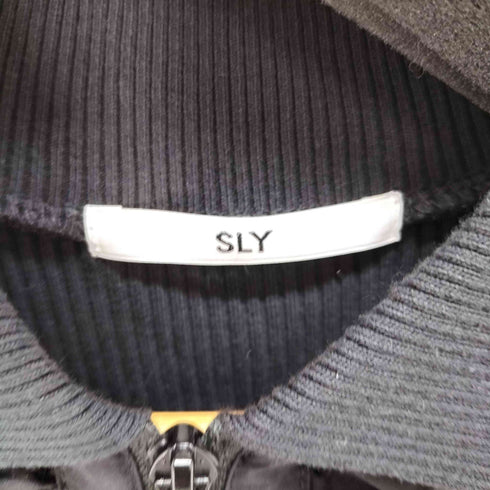スライ SLY FRONT ZIP GATHER CUT レディース