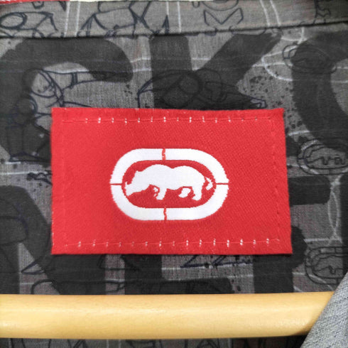 エコーアンリミテッド ECKO UNLTD 総柄 オープンカラーシャツ メンズ import:M