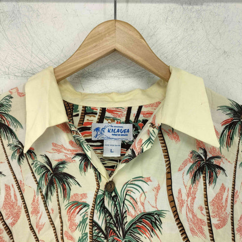 kilauea レーヨン アロハシャツ メンズ import:L