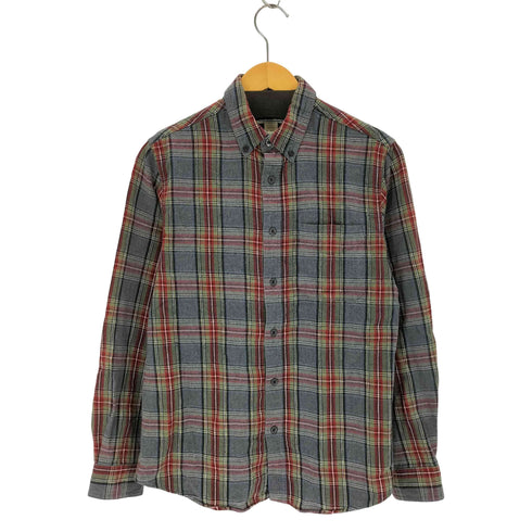 エルエルビーン L.L.Bean 木タグ コットンフランネルシャツ メンズ import:M