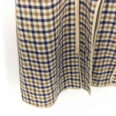 アクアスキュータム AQUASCUTUM 英国製 ウール ブランケット ライナー コート メンズ