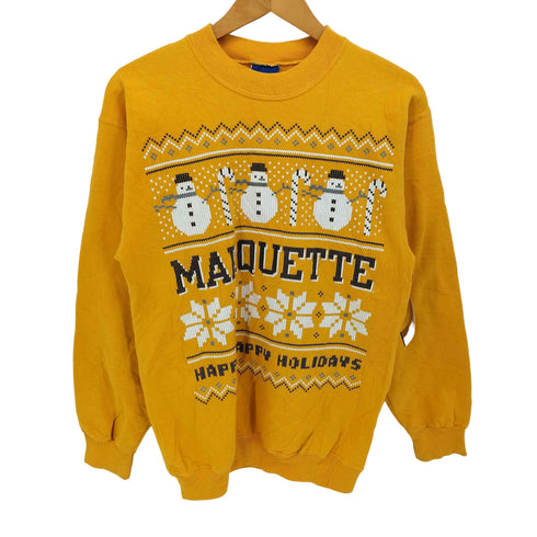 チャンピオン Champion MARQUETTE スノーマン ラバー プリント クルーネック スウェット メンズ import:S