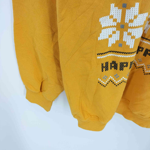 チャンピオン Champion MARQUETTE スノーマン ラバー プリント クルーネック スウェット メンズ import:S