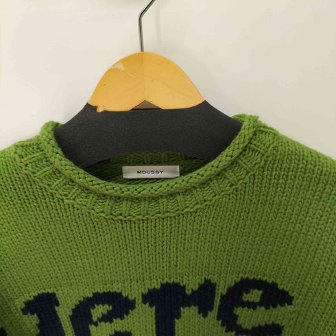 マウジー moussy LETTERED セーター レディース