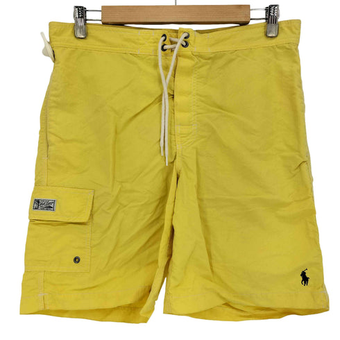 ポロバイラルフローレン Polo by RALPH LAUREN 90s ポニー刺繍 ナイロン サーフ ショートパンツ ショーツ メンズ import:S