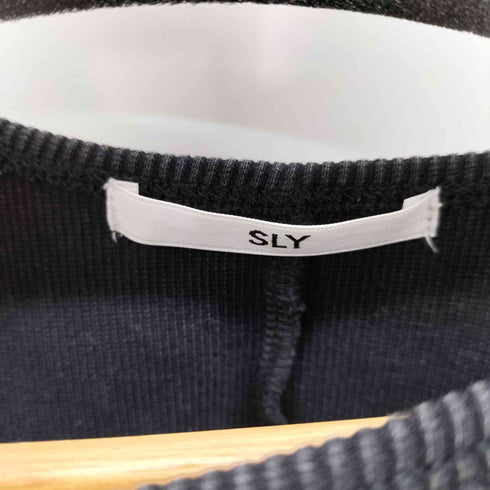 スライ SLY ASYMMETRY SHIRRING CUT ワンピース レディース
