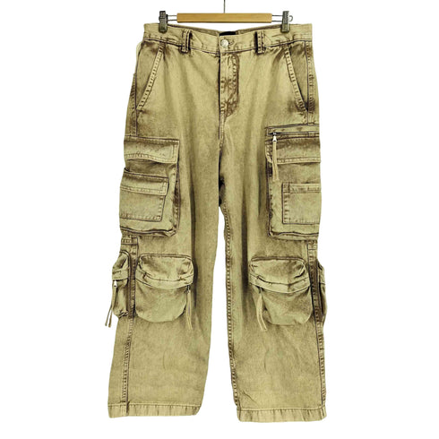 エイチアンドエム H&M ブーツカットルーズカーゴデニム メンズ US:32-33