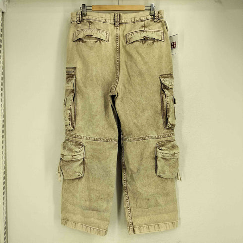 エイチアンドエム H&M ブーツカットルーズカーゴデニム メンズ US:32-33