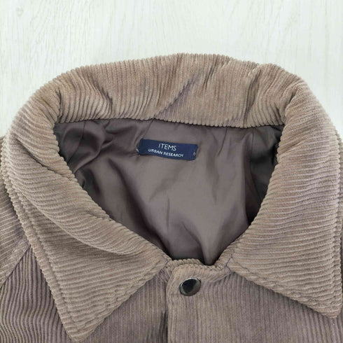 アイテムズ アーバンリサーチ ITEMS URBAN RESEARCH コーデュロイ 中綿コーチジャケット メンズ JPN:L