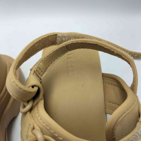 イエロー YELLO CREMA DOUBLE SNEAKER SANDALS レディース XL
