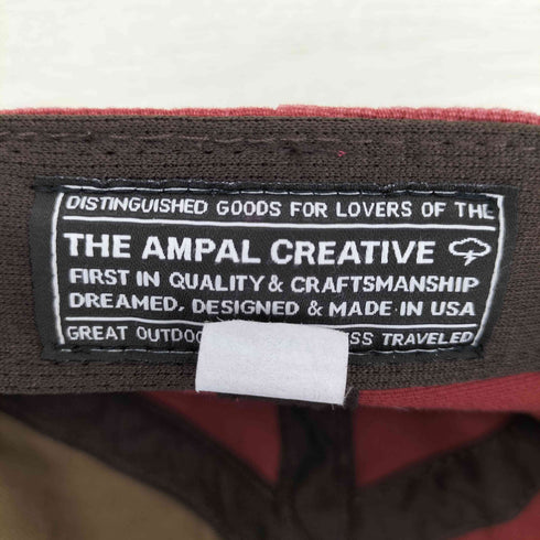 THE AMPAL CREATIVE MADE IN USA 刺繍デザイン6パネルキャップ メンズ