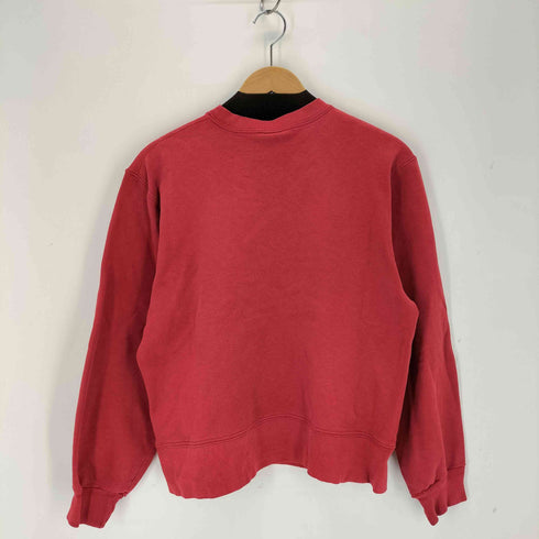 チャンピオン Champion メキシコ製 ロゴ刺繍 vガゼット クルーネックスウェット レディース import:M