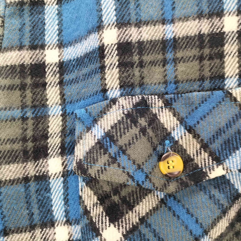 シアーズ Sears 90S L/S アクリル ネル シャツ メンズ import:L