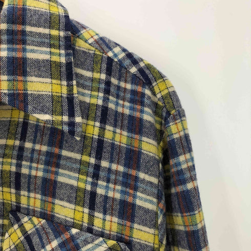 SOVEREIGN 90S マルチ チェック L/S フランネル シャツ メンズ