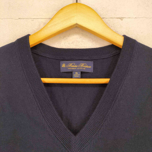 ブルックスブラザーズ BROOKS BROTHERS SUPIMA COTTON ニットベスト メンズ XL