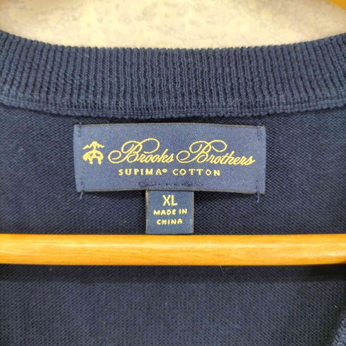 ブルックスブラザーズ BROOKS BROTHERS SUPIMA COTTON ニットベスト メンズ XL