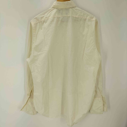 ポロバイラルフローレン Polo by RALPH LAUREN 90S ENGLISH SPREAD USA製 L/S ワイドカラー ドレス シャツ ダブルカフス メンズ 15 2/1