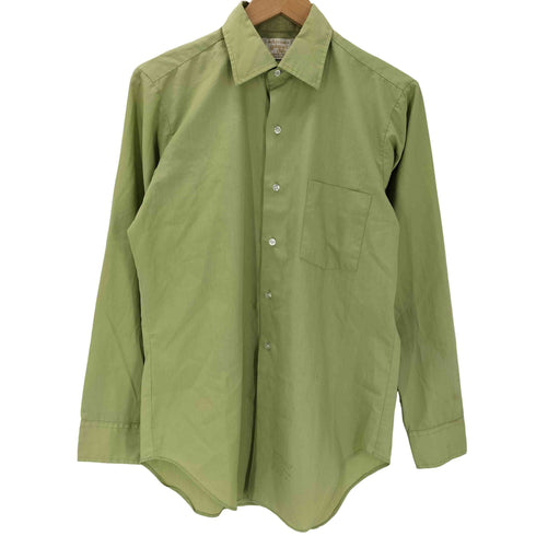 アロー ARROW Belmont club PERMA IRON 60-70S USA製 L/S コットン ポリ 襟芯 ドレス シャツ メンズ 15-33