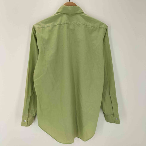 アロー ARROW Belmont club PERMA IRON 60-70S USA製 L/S コットン ポリ 襟芯 ドレス シャツ メンズ 15-33