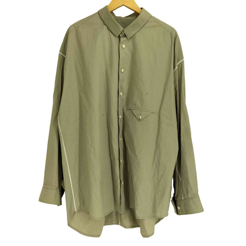 ヴォアーブ VOAAOV 21SS コットン デザイン L/S シャツ メンズ JPN:1