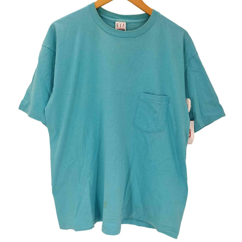 ギャップ Gap 90S OLD USA製 POCKET・T ポケット S/S Tシャツ ブランク 無地 シングルステッチ ビックサイズ メンズ import:XL