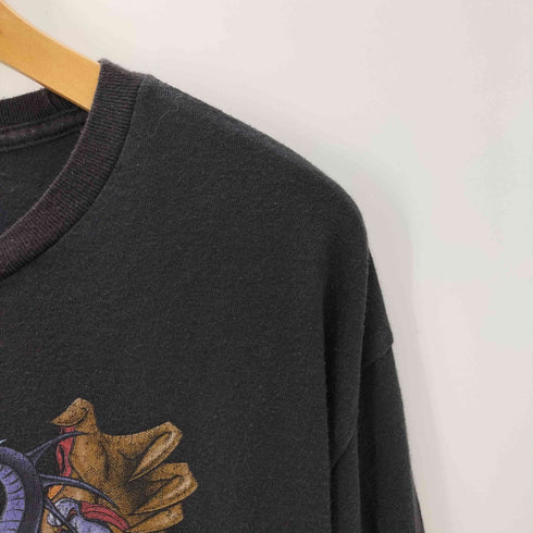 00S Villains ヴィランズ テーマパーク キャラクター プリント L/S Tシャツ ロンT ビックサイズ メンズ 2X