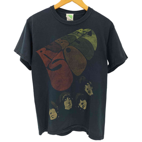 00S UK ミュージシャン アーティスト ラバー・ソウル RUBBER SOUL プリント S/S バンド Tシャツ メンズ import:M