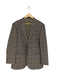 サヴィルロウ SAVILE ROW e.thomas カシミヤ混 チェック テーラードジャケット 総裏 メンズ AB6