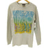 ZION ボディ 00-90S スカル ボーン 1980 プリント ワッフル サーマル L/S US ロック バンド Tシャツ ロンT カットソー メンズ import:M
