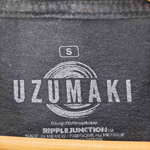 00S メキシコ製 UZUMAKI 渦巻き うずまき コラボ ホラー アート プリント S/S Tシャツ メンズ import:S