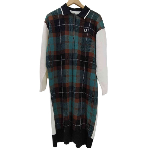 フレッドペリー FRED PERRY Tartan Jacquard Dress レディース UK:10