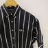 フレッドペリー FRED PERRY STRIPED BUTTON DOWN SHIRT DRESS レディース UK:10
