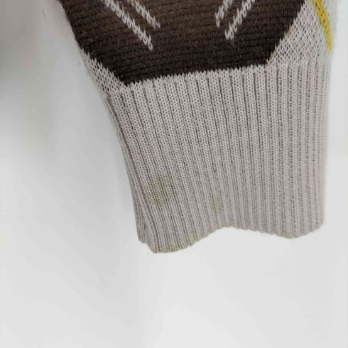 ワイプロジェクト Y/PROJECT MADE IN FRANCE フランス製 アーガイル メリノ アクリル ニット カーディガン レディース EUR:40