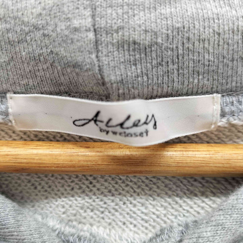 アリーバイダブルクローゼット Alley w closet スウェットフリル切替ワンピース レディース FREE