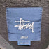 ステューシー Stussy ストックロゴ 袖プリント ナンバリング バイカラー スタジャン メンズ import:L