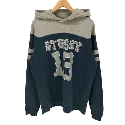 ステューシー Stussy ナンバリング カレッジ ロゴ プルオーバー パーカー メンズ import:L