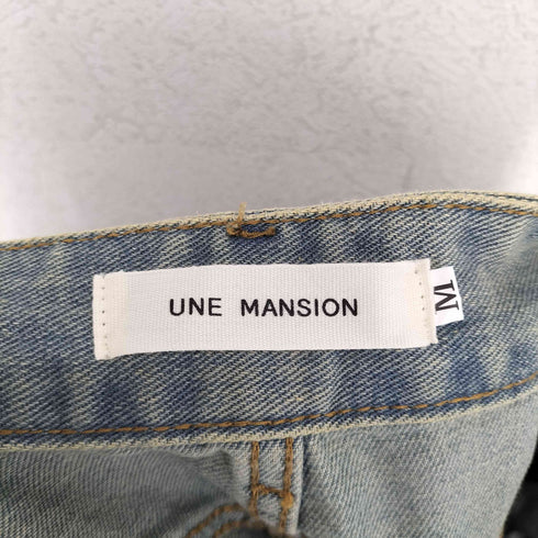 ユヌマンション UNE MANSION ステッチラインバルーンシルエットビンテージワイドデニム レディース JPN:M
