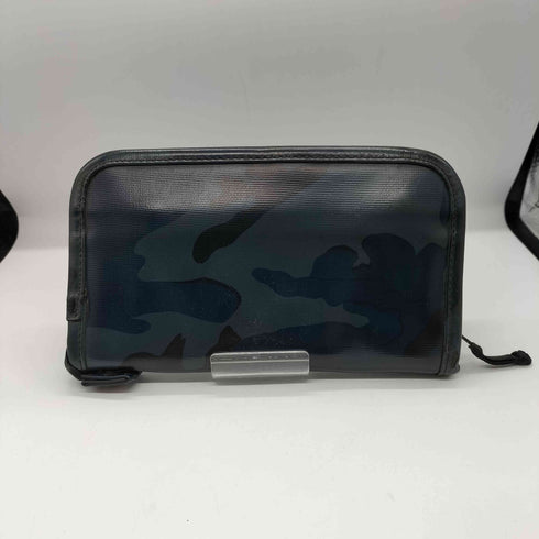 ラゲッジレーベル LUGGAGE LABEL 日本製 カモフラ柄 ラウンドジップ ロング ウォレット メンズ